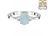 Blue Chalcedony & White Topaz Ring BLX-RDR-2213.