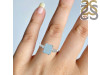 Blue Chalcedony & White Topaz Ring BLX-RDR-2215.