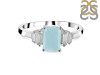 Blue Chalcedony & White Topaz BLX-RDR-2249.