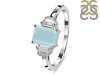 Blue Chalcedony & White Topaz BLX-RDR-2249.