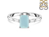 Blue Chalcedony & White Topaz Ring BLX-RDR-2251.