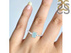 Blue Chalcedony & White Topaz Ring BLX-RDR-2251.