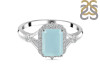 Blue Chalcedony & White Topaz Ring BLX-RDR-2252.