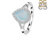 Blue Chalcedony & White Topaz Ring BLX-RDR-2253.