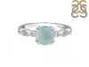 Blue Chalcedony & White Topaz Ring BLX-RDR-2269.