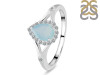 Blue Chalcedony & White Topaz Ring BLX-RDR-2271.