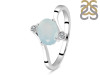 Blue Chalcedony & White Topaz Ring BLX-RDR-3264.
