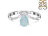 Blue Chalcedony & White Topaz Ring BLX-RDR-2283.
