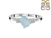 Blue Chalcedony & White Topaz Ring BLX-RDR-2285.