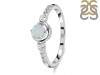 Blue Chalcedony & White Topaz Ring BLX-RDR-2292.