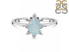 Blue Chalcedony & White Topaz Ring BLX-RDR-2305.