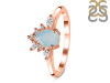 Blue Chalcedony & White Topaz Ring BLX-RDR-2431.