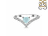 Blue Chalcedony & White Topaz Ring BLX-RDR-2749.