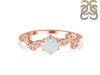 Blue Chalcedony & White Topaz Ring BLX-RDR-2981.
