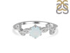 Blue Chalcedony & White Topaz Ring BLX-RDR-2981.