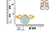 Blue Chalcedony & White Topaz Ring BLX-RDR-3119.