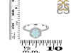 Blue Chalcedony & White Topaz Ring BLX-RDR-3146.