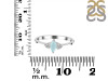 Blue Chalcedony & White Topaz Ring BLX-RDR-3155.