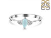 Blue Chalcedony & White Topaz Ring BLX-RDR-3155.