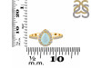 Blue Chalcedony & White Topaz Ring BLX-RDR-3161.