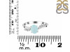 Blue Chalcedony & White Topaz Ring BLX-RDR-3163.