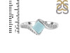 Blue Chalcedony & White Topaz Ring BLX-RDR-346.