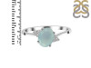 Blue Chalcedony & White Topaz Ring BLX-RDR-351.