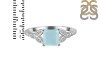 Blue Chalcedony & White Topaz Ring BLX-RDR-353.