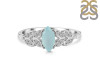 Blue Chalcedony & White Topaz Ring BLX-RDR-355.