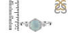 Blue Chalcedony & White Topaz Ring BLX-RDR-373.