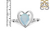 Blue Chalcedony & White Topaz Ring BLX-RDR-379.