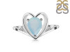 Blue Chalcedony & White Topaz Ring BLX-RDR-379.