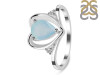Blue Chalcedony & White Topaz Ring BLX-RDR-379.