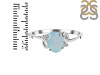 Blue Chalcedony & White Topaz Ring BLX-RDR-383.