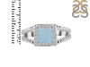 Blue Chalcedony & White Topaz Ring BLX-RDR-388.