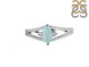 Blue Chalcedony & White Topaz Ring BLX-RDR-396.