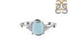 Blue Chalcedony & White Topaz Ring BLX-RDR-399.