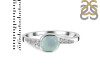 Blue Chalcedony & White Topaz Ring BLX-RDR-403.