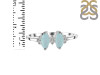 Blue Chalcedony & White Topaz Ring BLX-RDR-418.