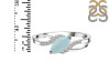 Blue Chalcedony & White Topaz Ring BLX-RDR-422.
