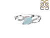Blue Chalcedony & White Topaz Ring BLX-RDR-422.