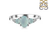 Blue Chalcedony & White Topaz Ring BLX-RDR-434.