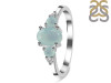Blue Chalcedony & White Topaz Ring BLX-RDR-434.