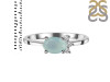 Blue Chalcedony & White Topaz Ring BLX-RDR-435.