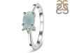 Blue Chalcedony & White Topaz Ring BLX-RDR-435.