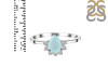 Blue Chalcedony & White Topaz Ring BLX-RDR-436.