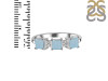Blue Chalcedony & White Topaz Ring BLX-RDR-443.