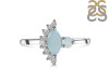 Blue Chalcedony & White Topaz Ring BLX-RDR-454.