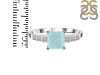 Blue Chalcedony & White Topaz Ring BLX-RDR-472.