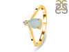 Blue Chalcedony & White Topaz Ring BLX-RR-374.